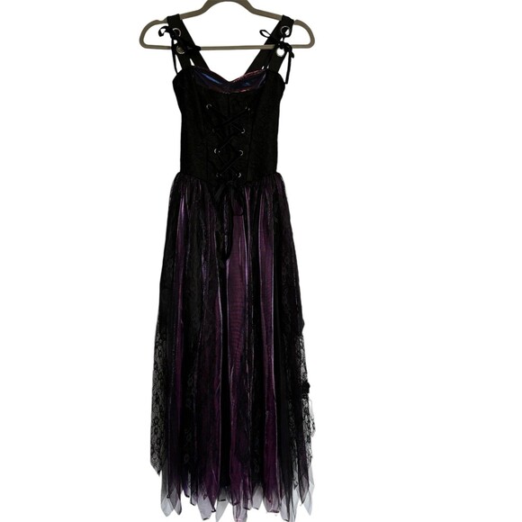 Dresses & Skirts - Spirit Halloween Dark‎ Angel Iridescent Dress With Removable Wings Size Small